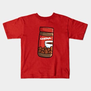 Coffee Jar Packaging Kids T-Shirt